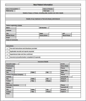 Patient Sign-in Sheet Templates for Word | Download Samples