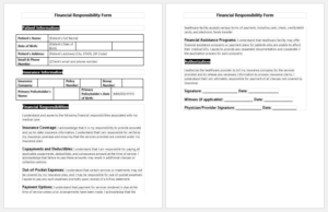 Financial Responsibility Form