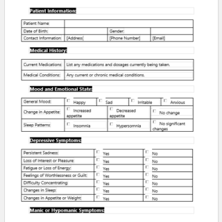 Mood Disorder Questionnaire