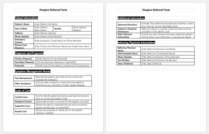 Hospice Referral Form