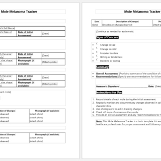 Mole Melanoma Tracker