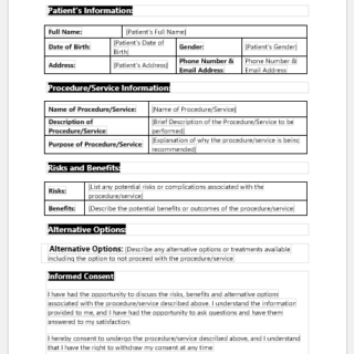 Clinical Consent Form