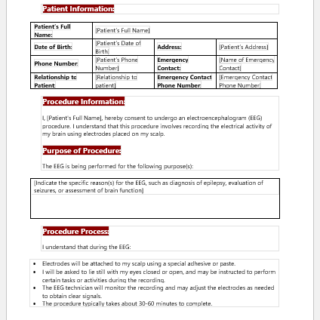 EEG Consent Form