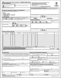 Dental Insurance Claim Form Templates | Printable Medical Forms ...