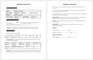 Restylane Consent Form