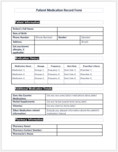 10+ Important Forms Commonly Used by Pharmacies | Download