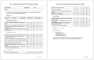 Post-Traumatic Stress Disorder (PTSD) Symptom Checklist